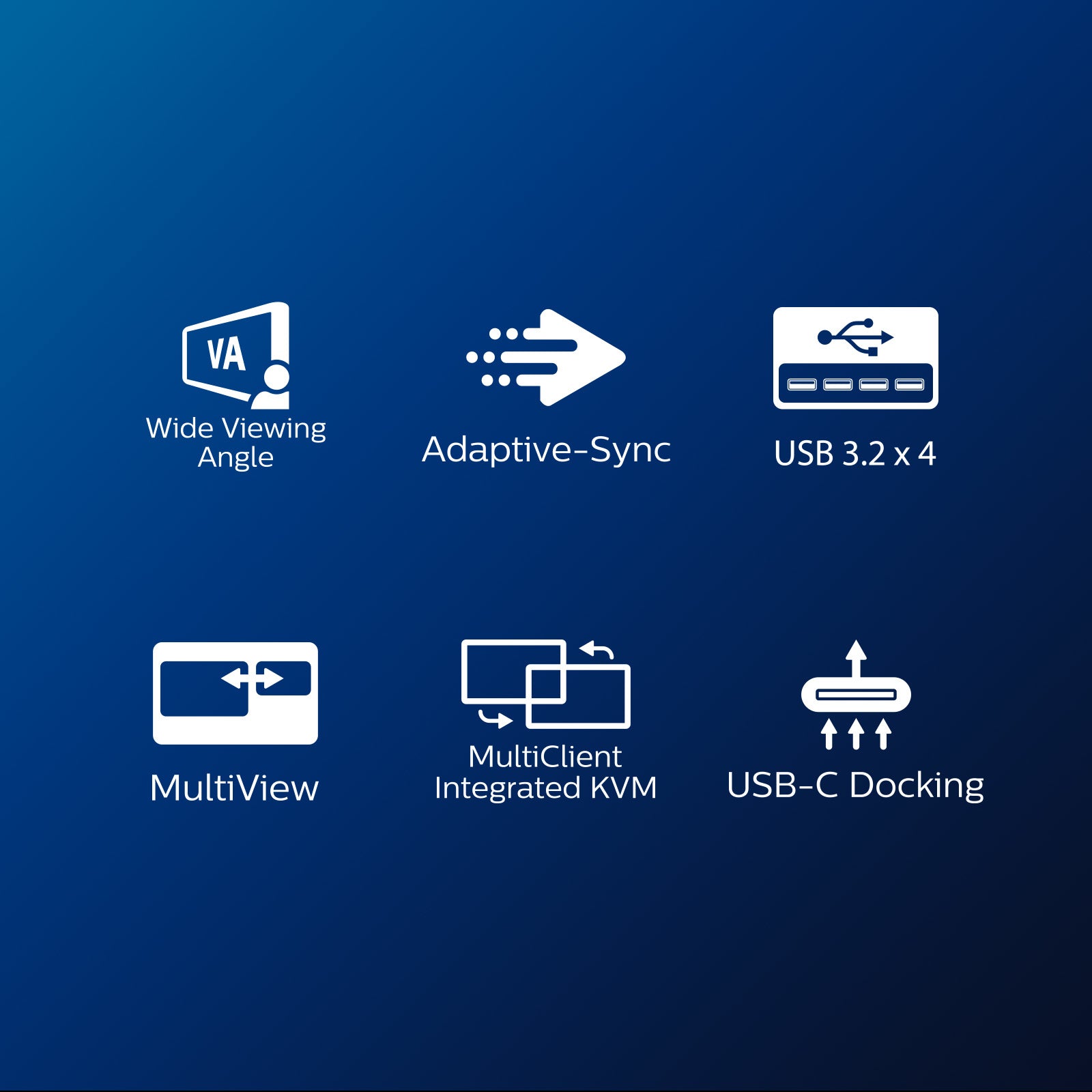 Philips 346B1C/00 – Monitor, 34", VA, 100 Hz, 300 cd/m², KVM, USB-C, Gebogen, VESA 100 × 100, Schwarz