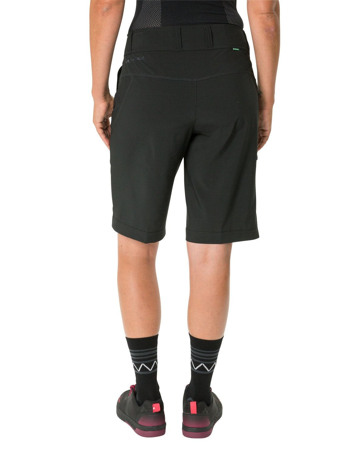 VAUDE Ledro Shorts – Grösse 40 – Schwarz, Polyester, Stretch, Atmungsaktiv
