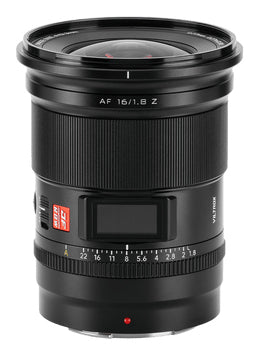 Viltrox AF 16/1.8 Z Objektiv – 16 mm f/1.8 – Vollformat, Autofokus, 77 mm Filter – für Nikon Z