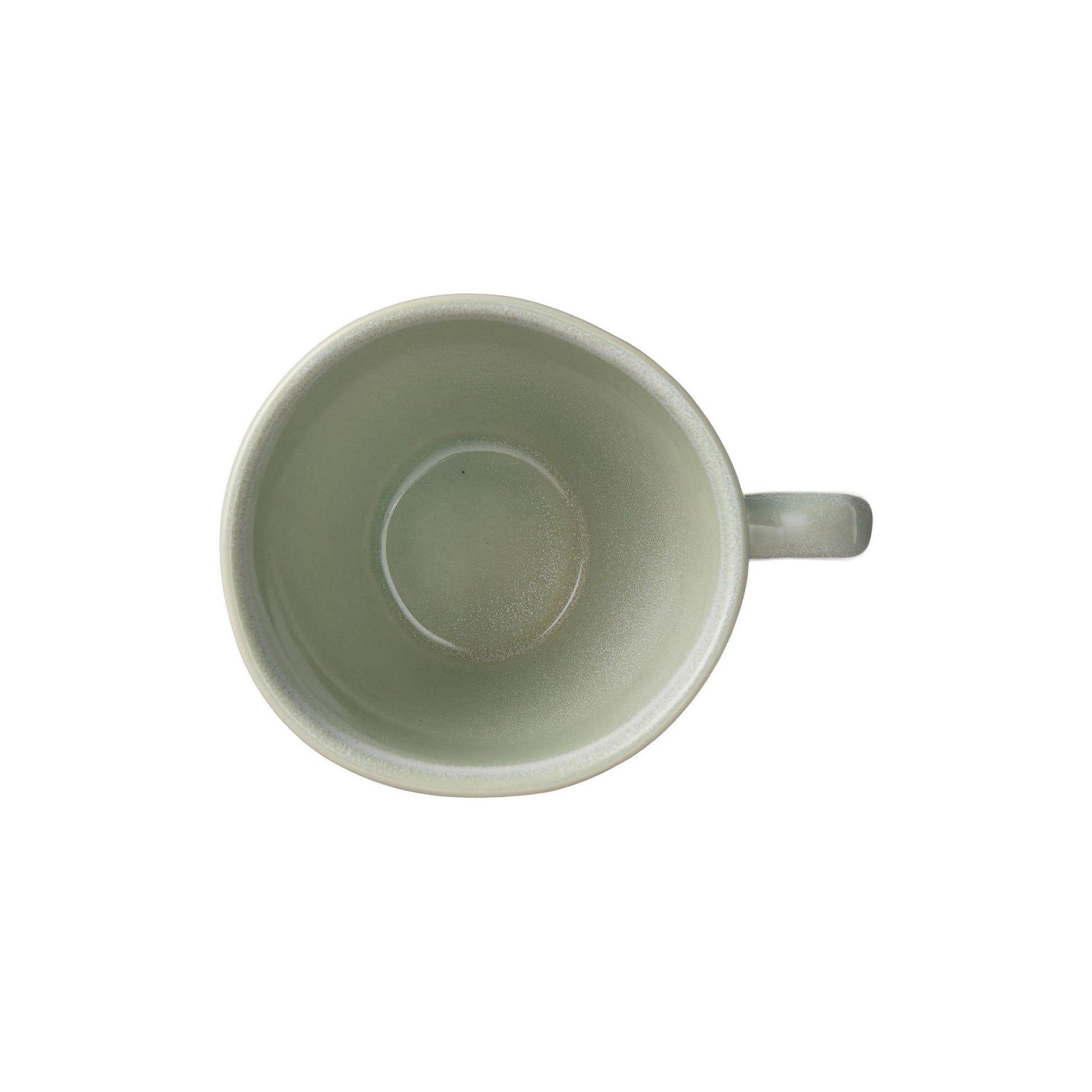URBANARA Kaffeetasse – 0,20 l, Steingut, Pistazie, spülmaschinenfest, mikrowellengeeignet, 4 Stück