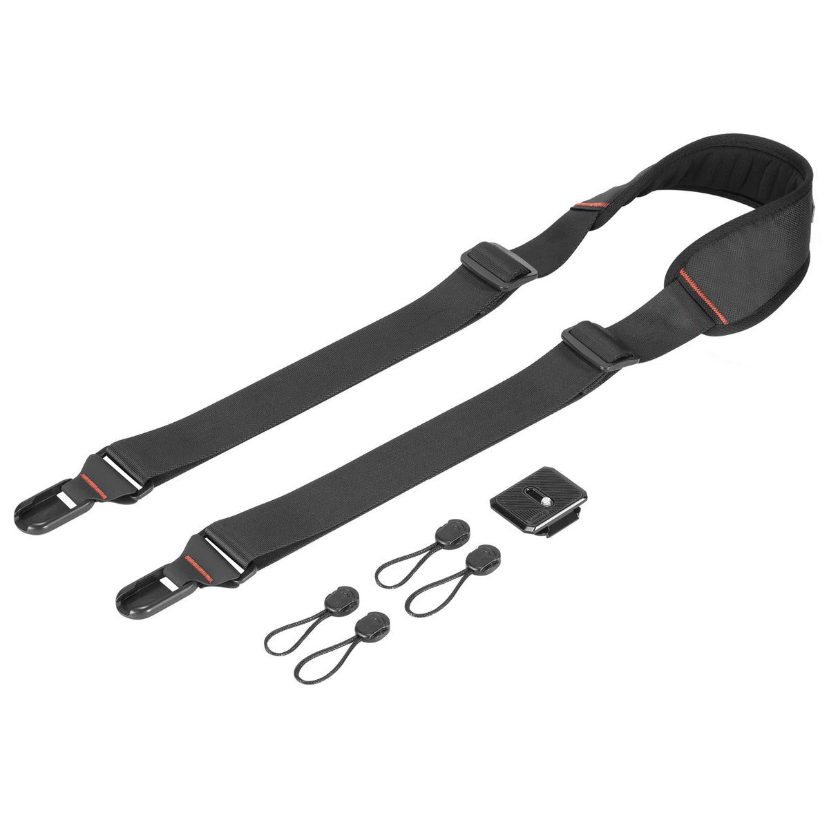 SmallRig 2428 Schultergurt – 1,6 m, 65 mm, Aluminium/Schaum/Polyester – Schwarz