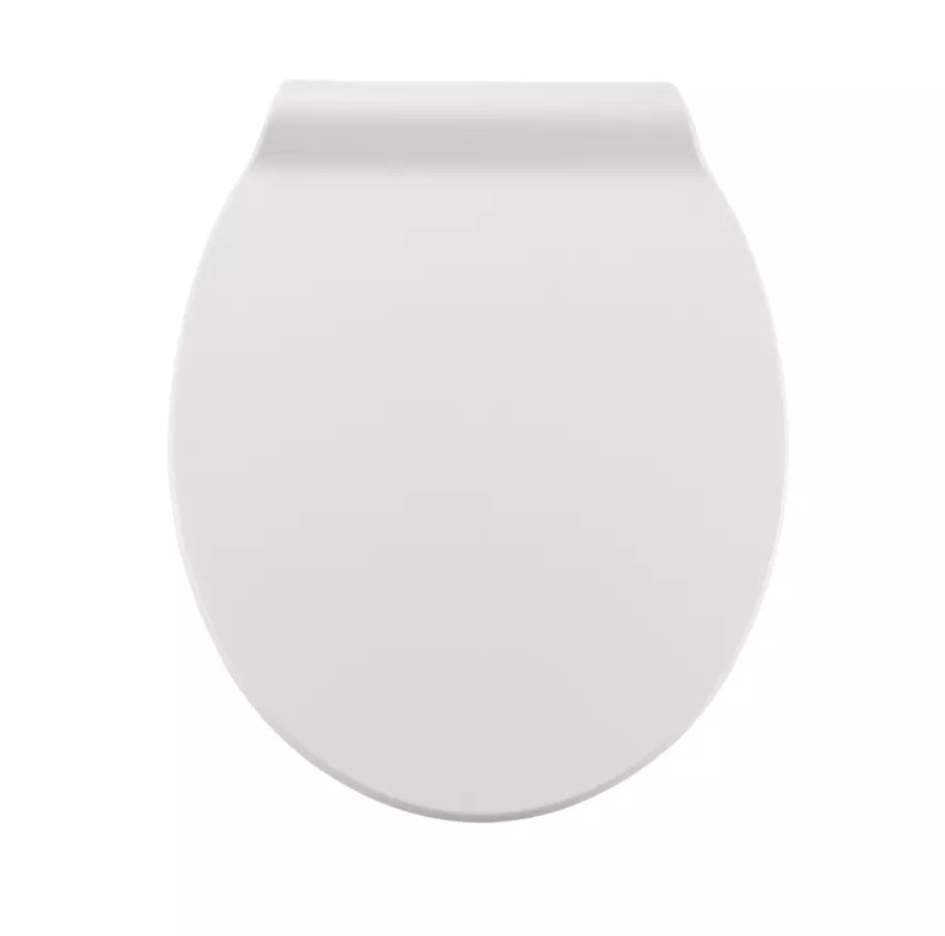 Diaqua Toilettensitz – Duroplast, Weiss, Verlängert, 37,1 × 44,4 cm
