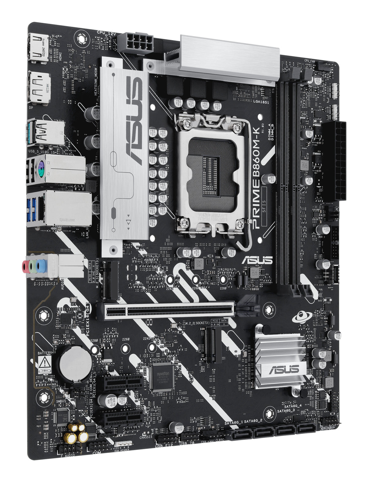 ASUS PRIME B860M-K – Mainboard – LGA 1851, Intel B860, mATX, DDR5