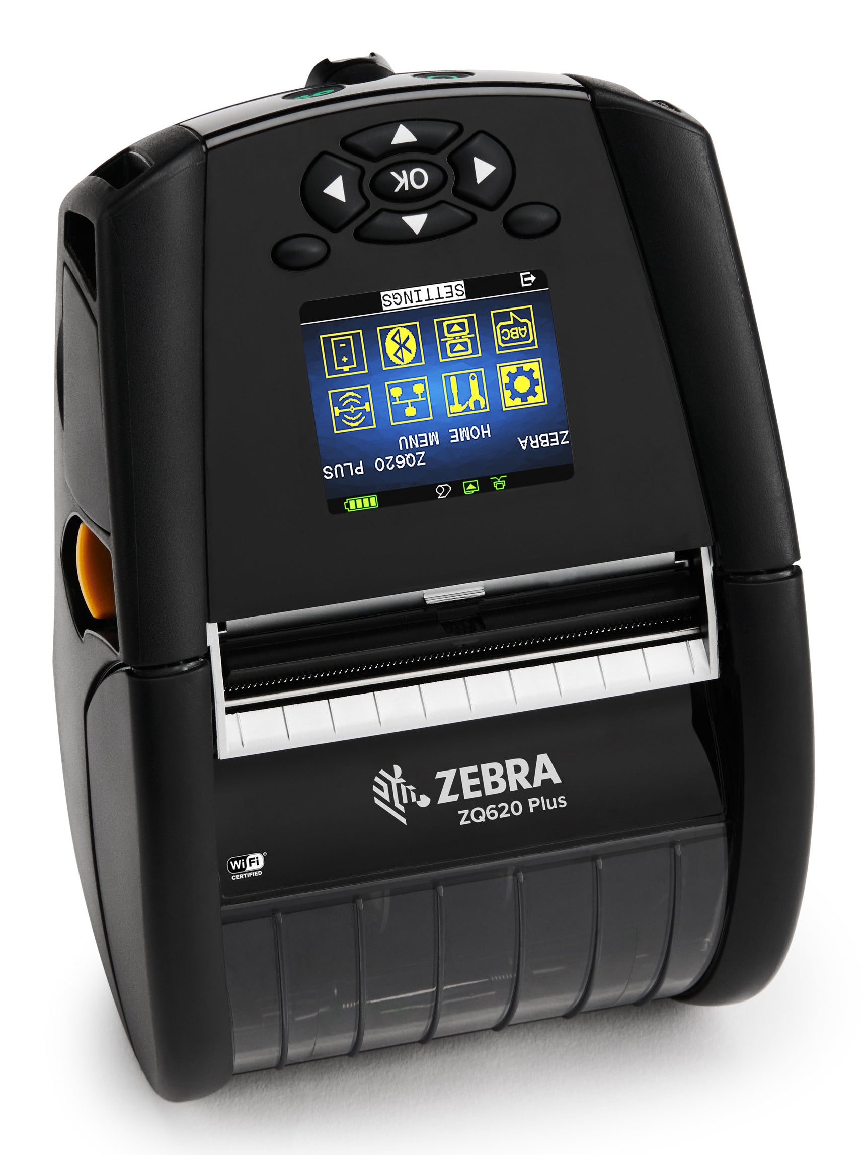 Zebra ZQ620 Plus – Mobiler Handdrucker, Thermodirekt, bis 72 mm, WLAN, Bluetooth