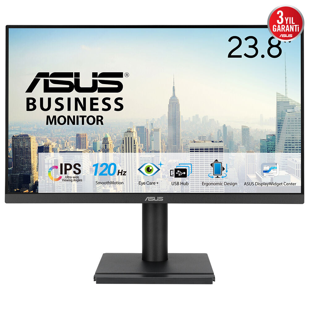 ASUS 23,8", 1920 × 1080 (Full HD), IPS, 120 Hz