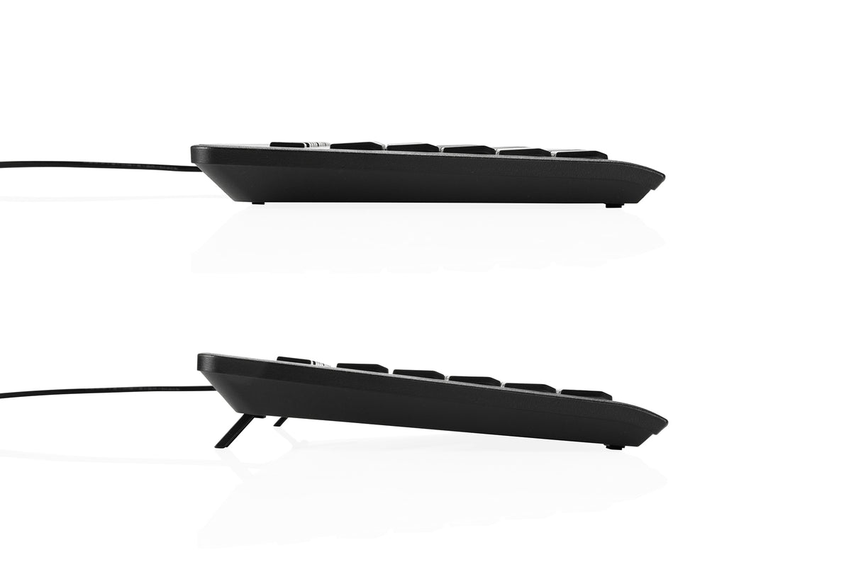 Digitus CK10 – Tastatur – Membran – kabelgebunden, USB – QWERTZ (DE) – schwarz