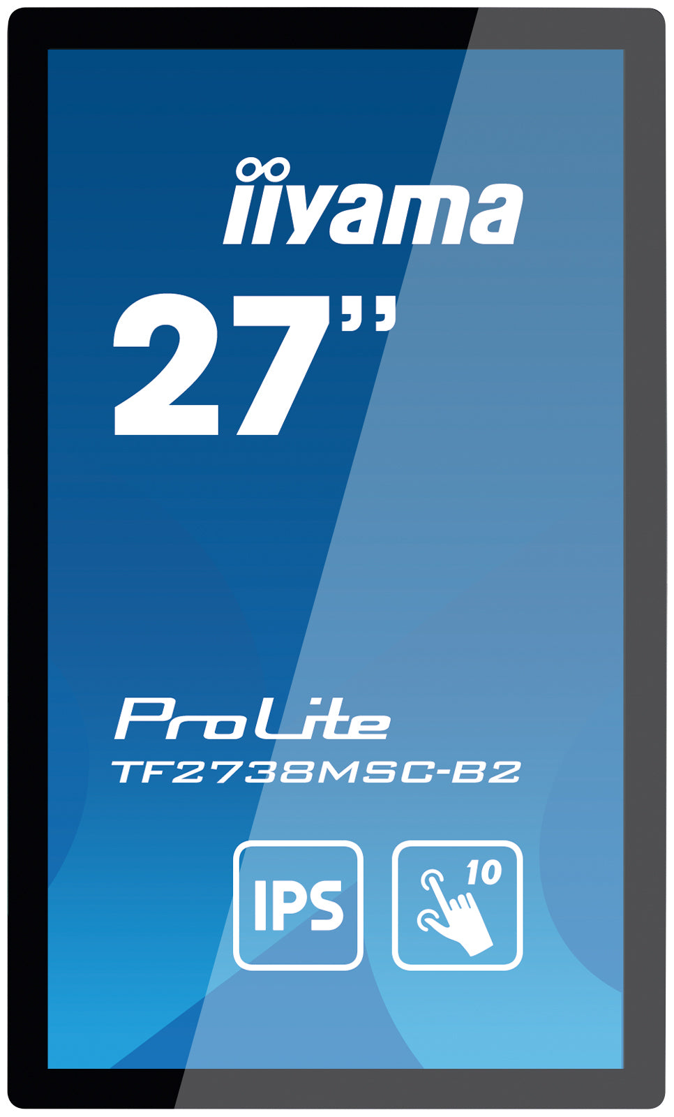 iiyama TF2738MSC-B2 – 27" Touch, 1920 × 1080 (Full HD), IPS