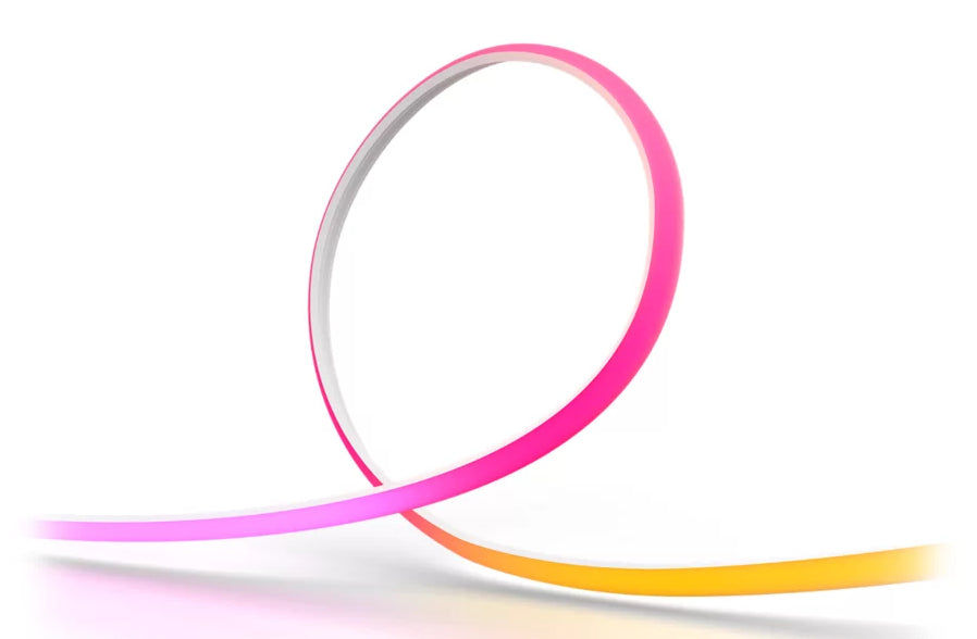Philips Hue LED-Strip OmniGlow Gradient – 3 m, 2700 lm, 40 W, RGBW, dimmbar, für Philips Hue, mehrfarbig