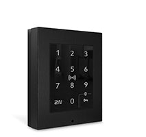 2N Zugangskontrollleser Access Unit 2.0 – 108 × 45 × 131 mm, schwarz, IP54