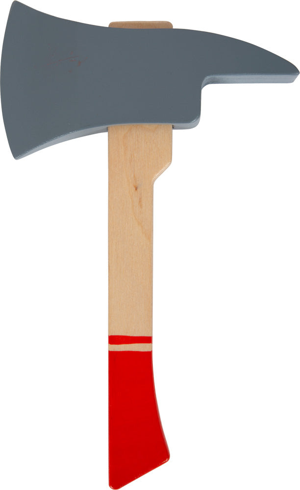 Small foot Feuerwehrrucksack – 25,0 × 26,0 × 10,0 cm – gelb/rot – ab 3 J. – Stoff, Kunststoff, Holz