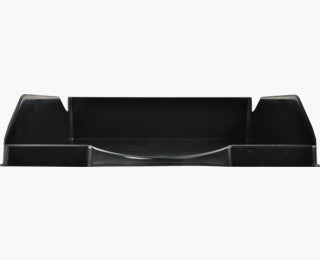Exacompta Briefkorb für A4+, Kunststoff, Schwarz, 255 × 66 × 345 mm