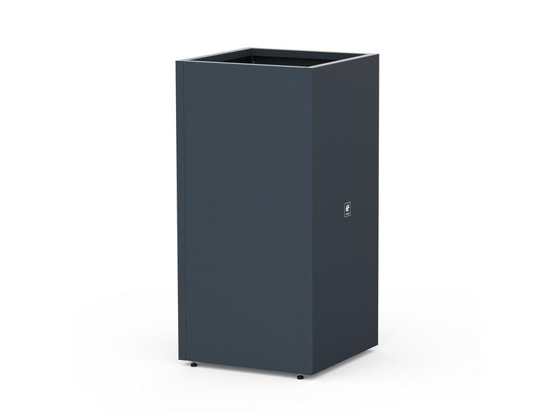 Herstera Pflanzgefäss – 250 l, 50 × 100 × 50 cm – Stahl, Anthrazit