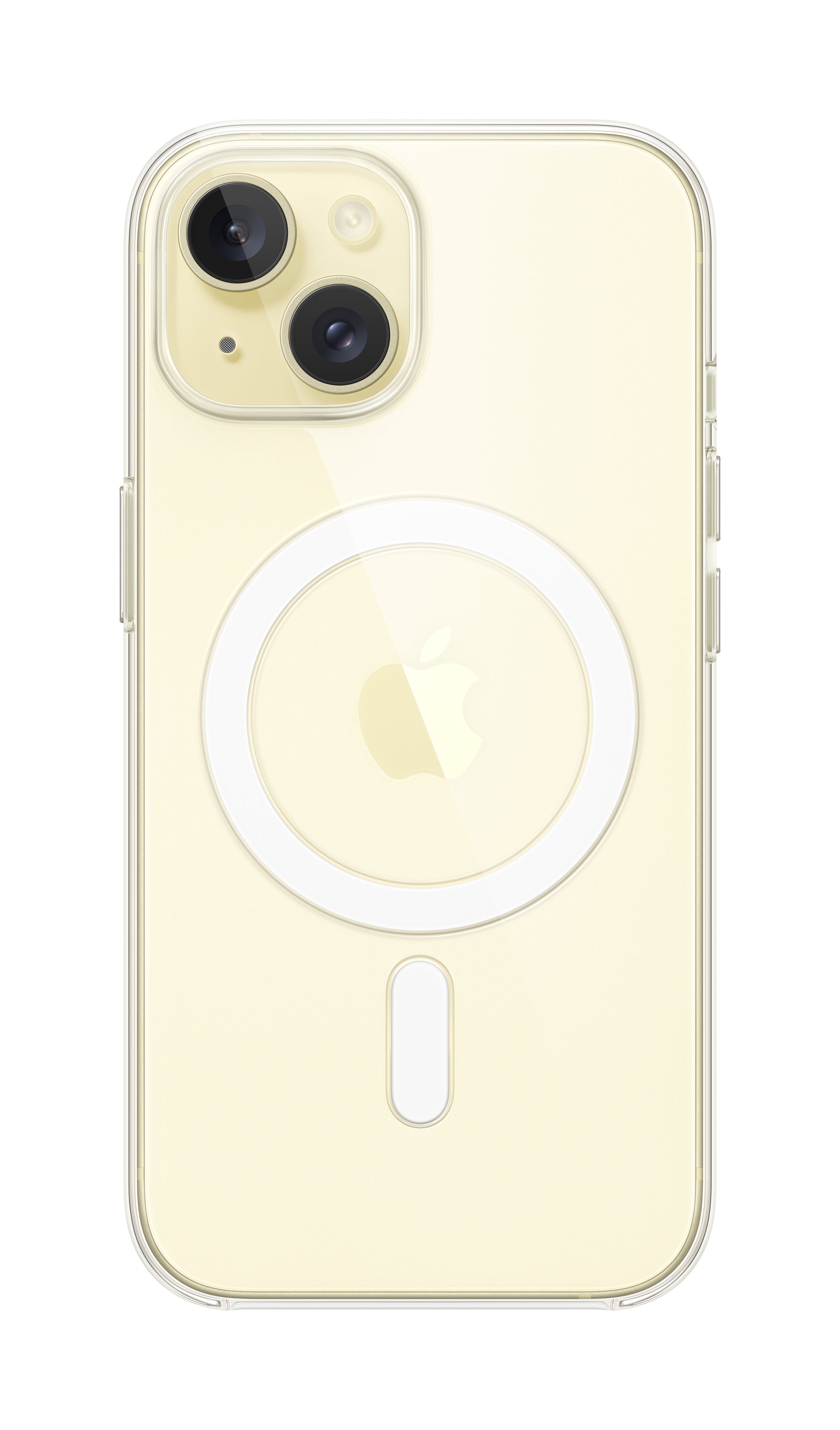 Apple Clear Case Backcover – für Apple iPhone 15, MagSafe, PC, Transparent