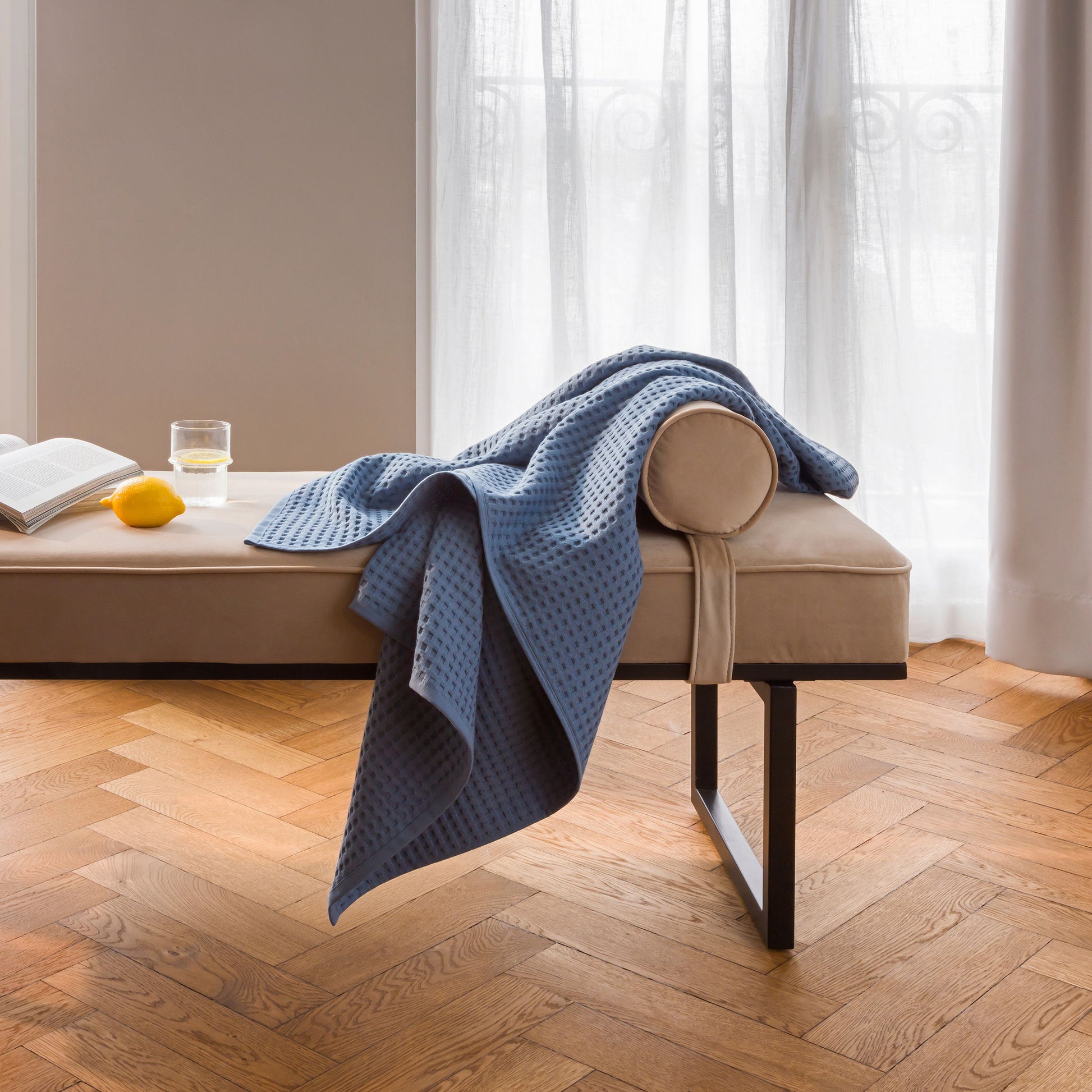 Möve Piqué Duschtuch – 70 × 140 cm – Arctica – Baumwolle – 350 g/m² – 60 °C