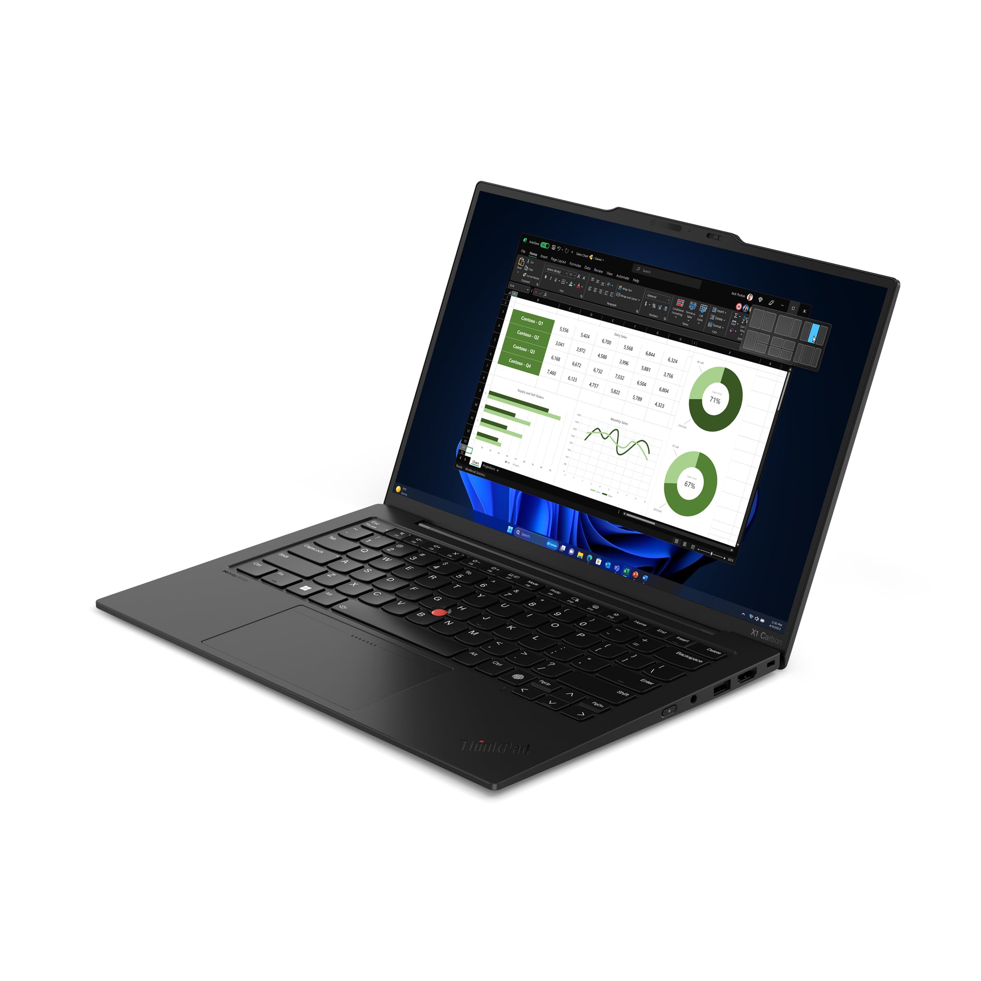 Lenovo ThinkPad X1 Carbon Gen 12 – Intel Core Ultra 7 155U, 14", 32 GB, 512 GB SSD, Windows 11 Pro