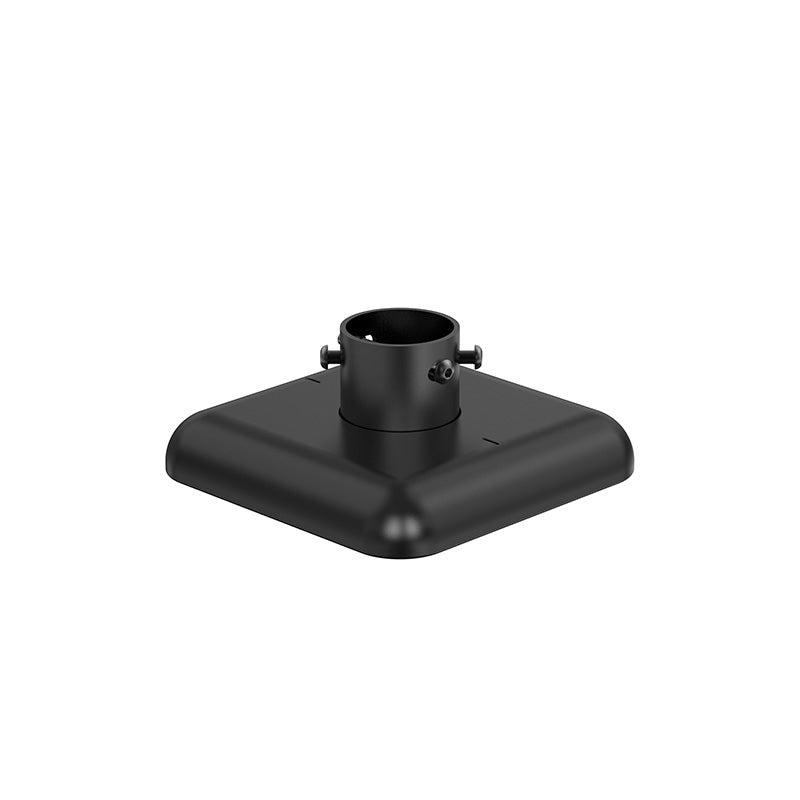 Hagor CPS – Deckenflansch, Schwarz, 205×205×87 mm