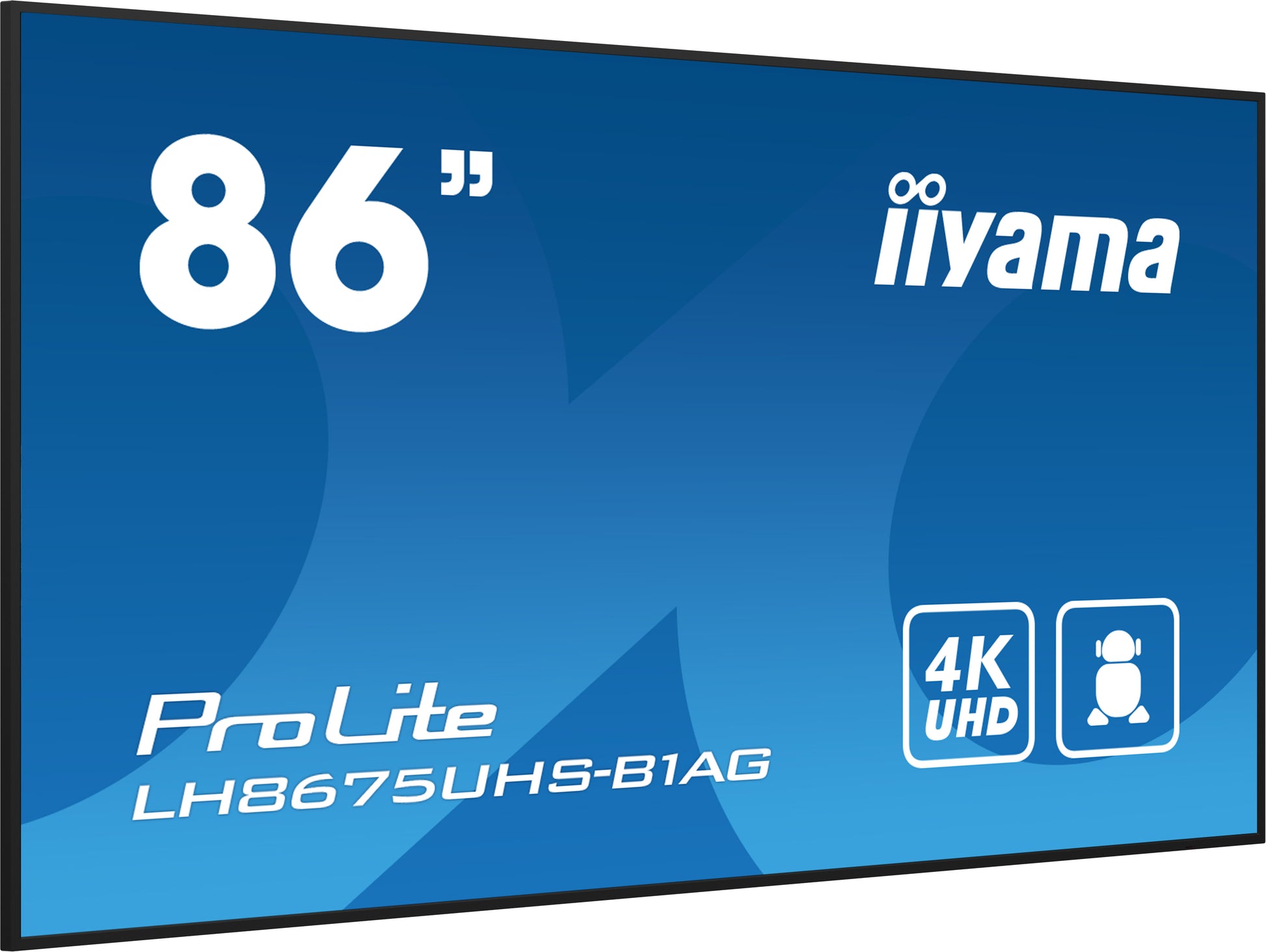 iiyama LH8675UHS-B1AG – 85,6", 3840 × 2160 (4K), IPS, LAN