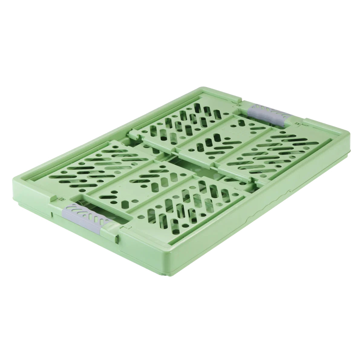keeeper Eco Ben Klappbox 45 l – faltbar – Kunststoff – grün – mit Softgriffen – 540 × 280 × 370 mm
