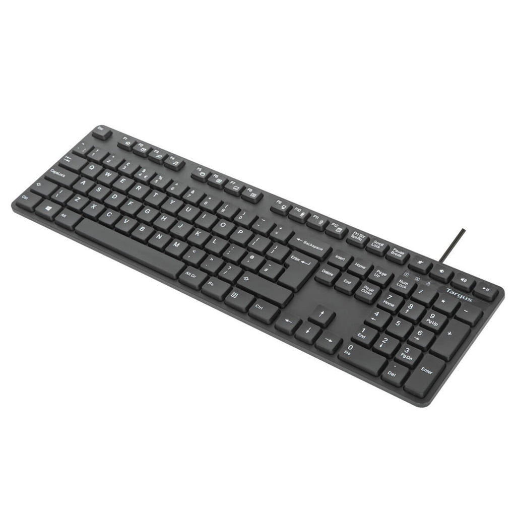 Targus AKM622ES – Tastatur-Maus-Set – 100% – kabelgebunden (USB) – QWERTY (ES) – Schwarz