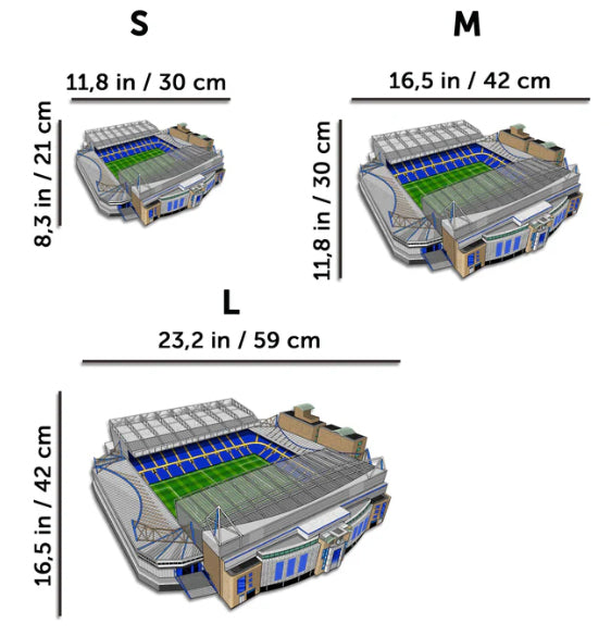 Iconic Puzzles Chelsea FC - Stamford Bridge Stadion - Logikspiel, 1 Spieler, ab 14 Jahren, mehrsprachig