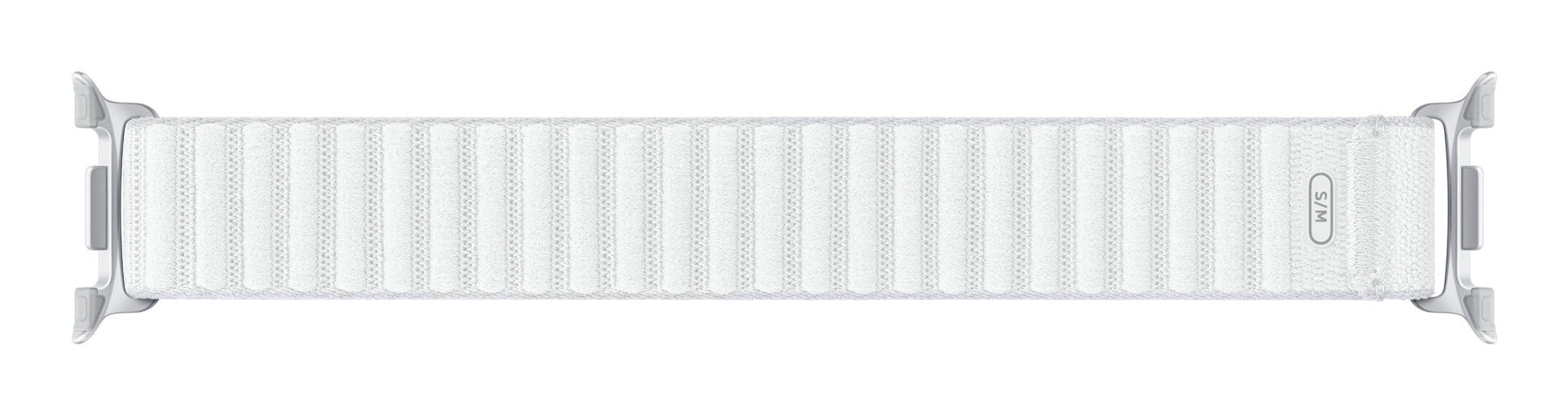 Samsung Stoffarmband, Weiss, S/M, für Galaxy Watch8, Watch8 Classic
