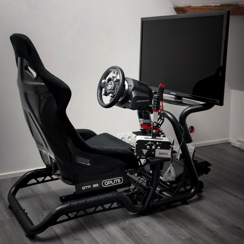 Oplite GTR S3/S8 – Handbremsplatte, Höhenverstellung 463–493 mm, für Thrustmaster/Logitech/Fanatec/MOZA