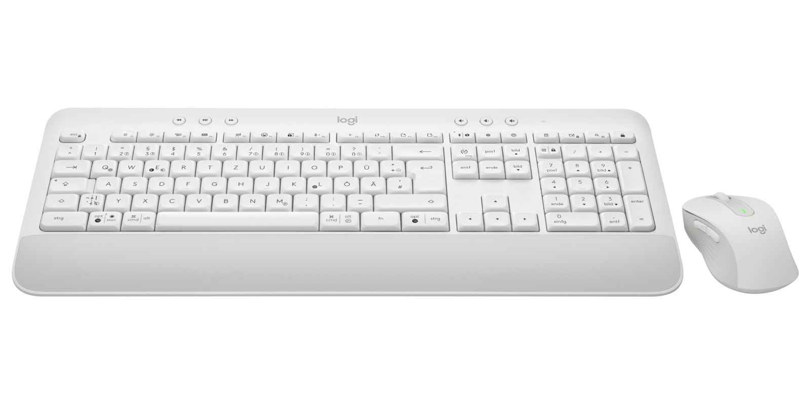 Logitech MK650 for Business – Tastatur, DE-Layout (DE), Weiss