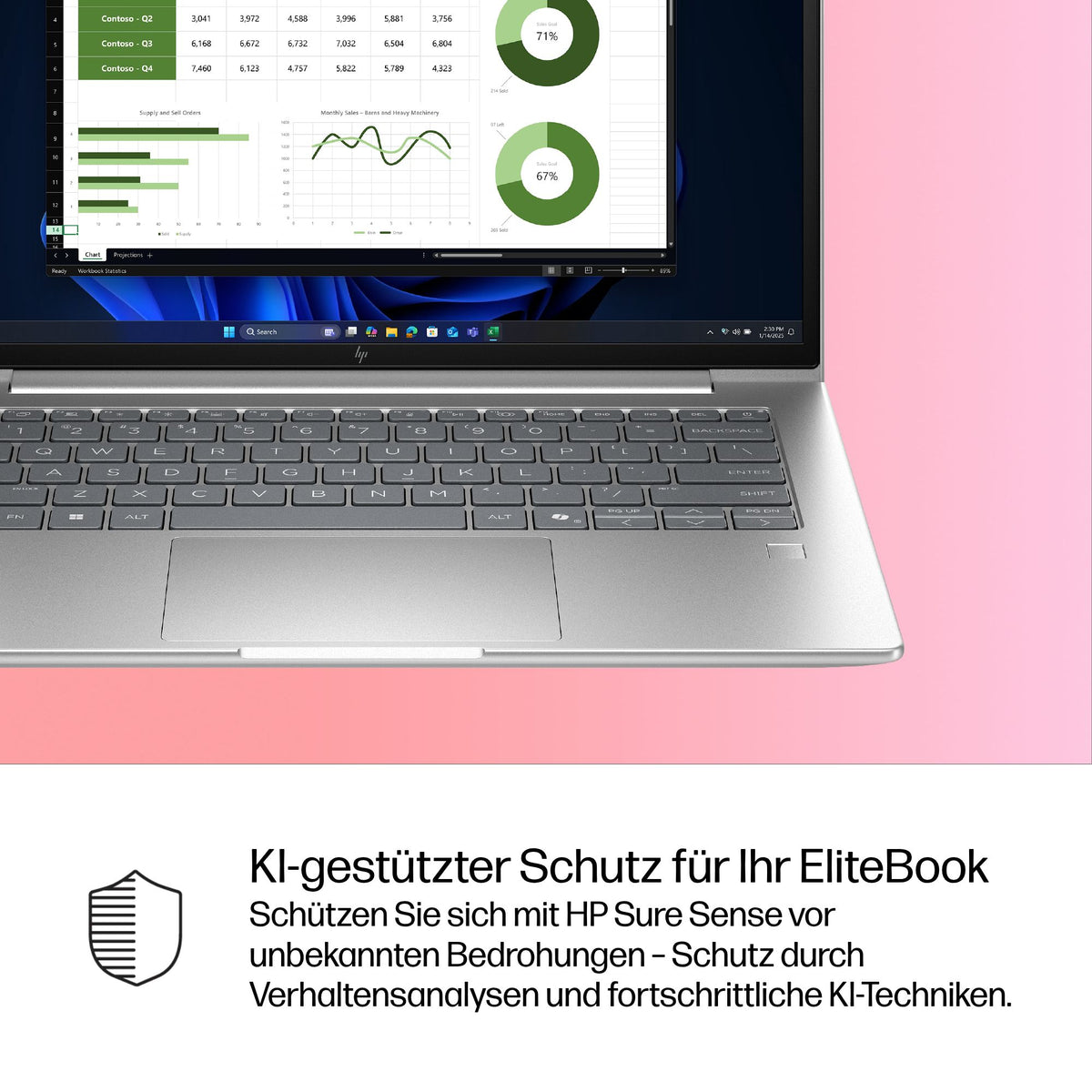 HP EliteBook 6 G1I – 14" WUXGA, Core Ultra 7 255U, 32 GB, 1 TB SSD, Win 11 Pro