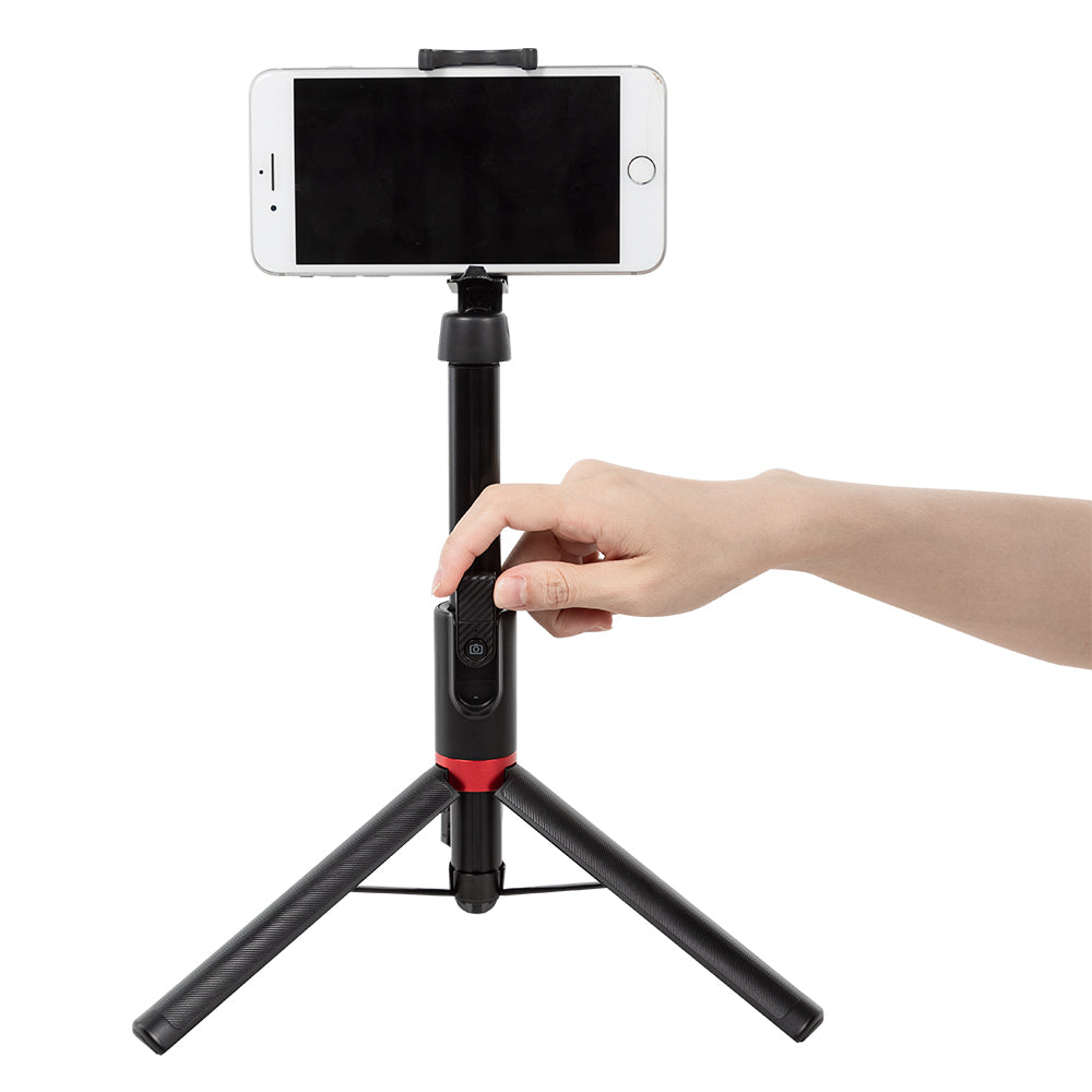 SmallRig ST20 Selfie-Stick – bis 130 cm, 1/4" Gewinde, Aluminium/ABS – Schwarz