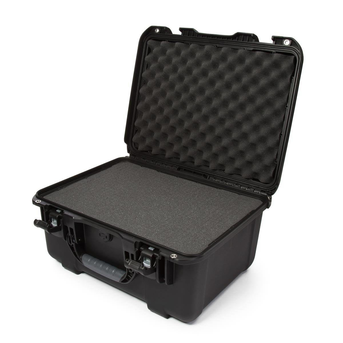 Nanuk Kunststoffkoffer, 505 × 409 × 257 mm, Kunststoff, Schwarz, mit Schaumstoffeinlage, wasserdicht (IPX7)