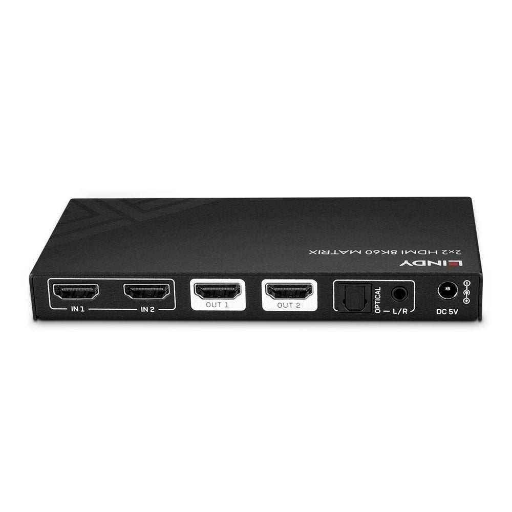 Lindy HDMI-Matrix 2×2, 8K