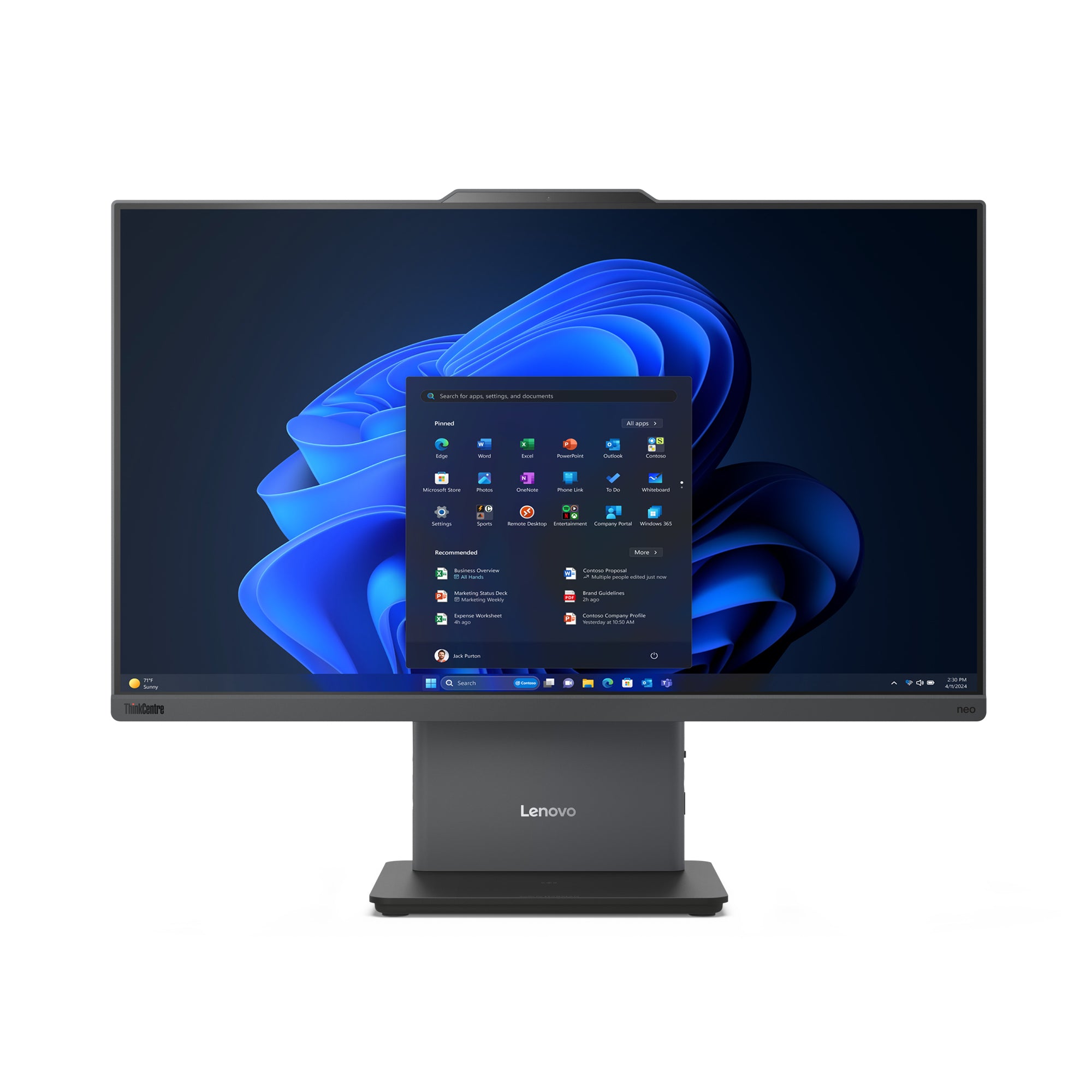 Lenovo Thinkcentre 24 All-in-One – 23,8" Full HD, Intel Core i7-13620H, 16 GB RAM, 512 GB SSD, Windows 11 Pro