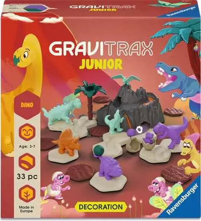 Ravensburger Dino Erweiterung – für GraviTrax – 33-teilig – ab 3 Jahren – Kunststoff – FSC