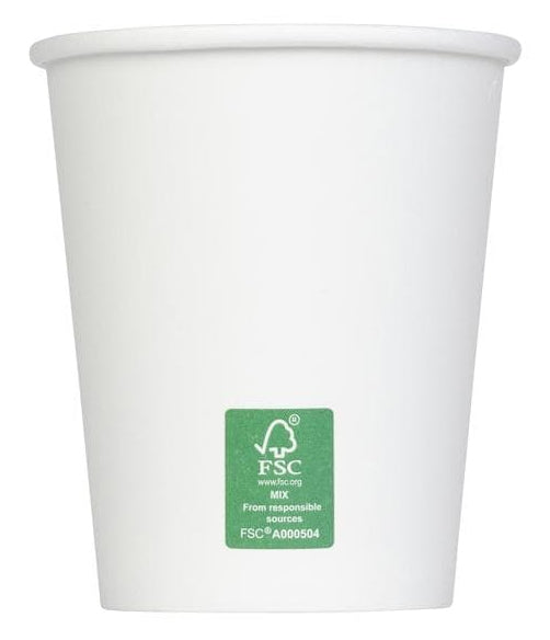 Furber. Furber Papierbecher, 2,7 dl – weiss – FSC – 50 Stk.