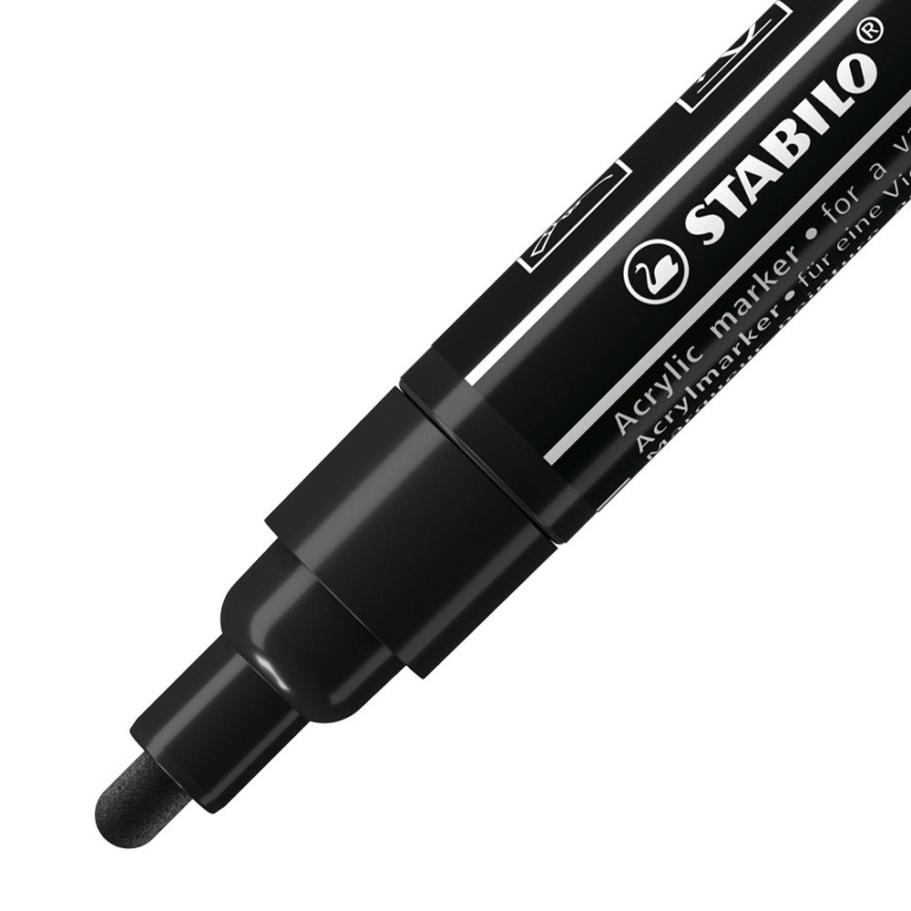 Stabilo Acrylic Marker – sortiert, 5er Set