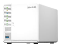 QNAP TS-364-8G – 3-Bay Tower NAS – Intel Celeron N5095, 8 GB RAM, 2,5GbE, QTS