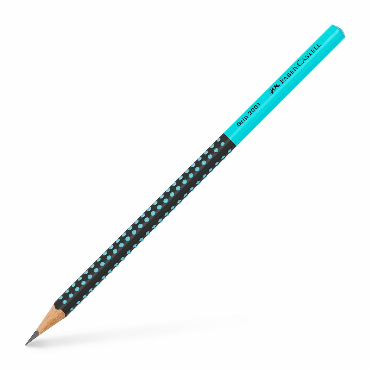 Faber-Castell Grip 2001 Zweifarbiger Bleistift, Dreikant, Grip-Zone, HB, Mine Ø 2 mm, farbig sortiert