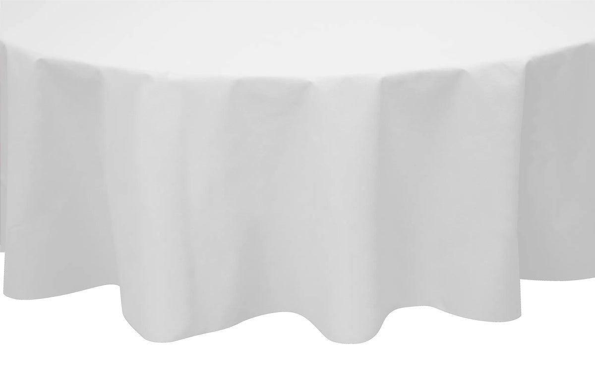 PRONAPPE Tischdecke – Ø 240 cm, rund, Papier (Airlaid), weiss, FSC