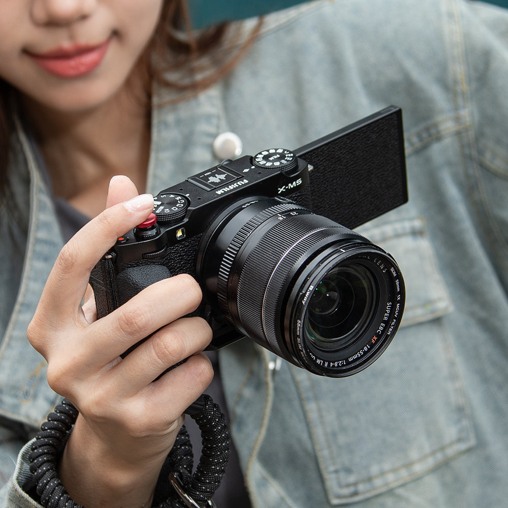 SmallRig 4875 L-Form Montageplatte – für Fujifilm X-M5 – Silber
