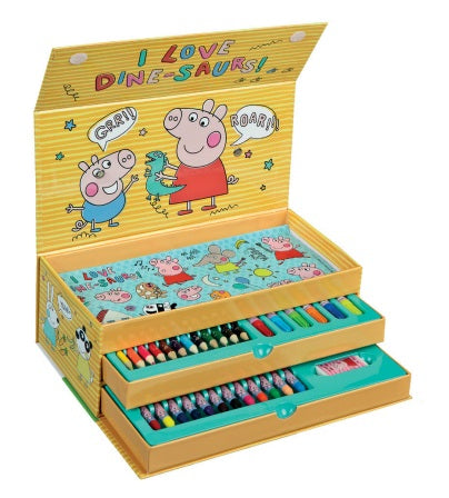 Undercover Malkiste – Bastelset – Peppa Pig – 44-teilig – ab 6 Jahren