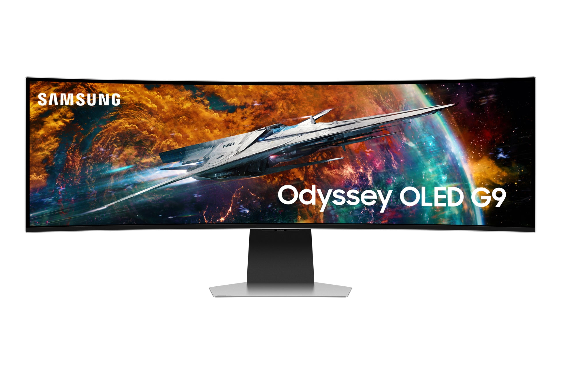 Samsung Odyssey G95SC – 49" Curved, 5120 × 1440 (DQHD), OLED, 240 Hz, DisplayHDR 400