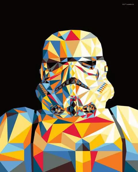 Ravensburger CreArt – Malen-nach-Zahlen-Set – Star Wars Stormtrooper – 30 × 24 cm – ab 12 Jahren