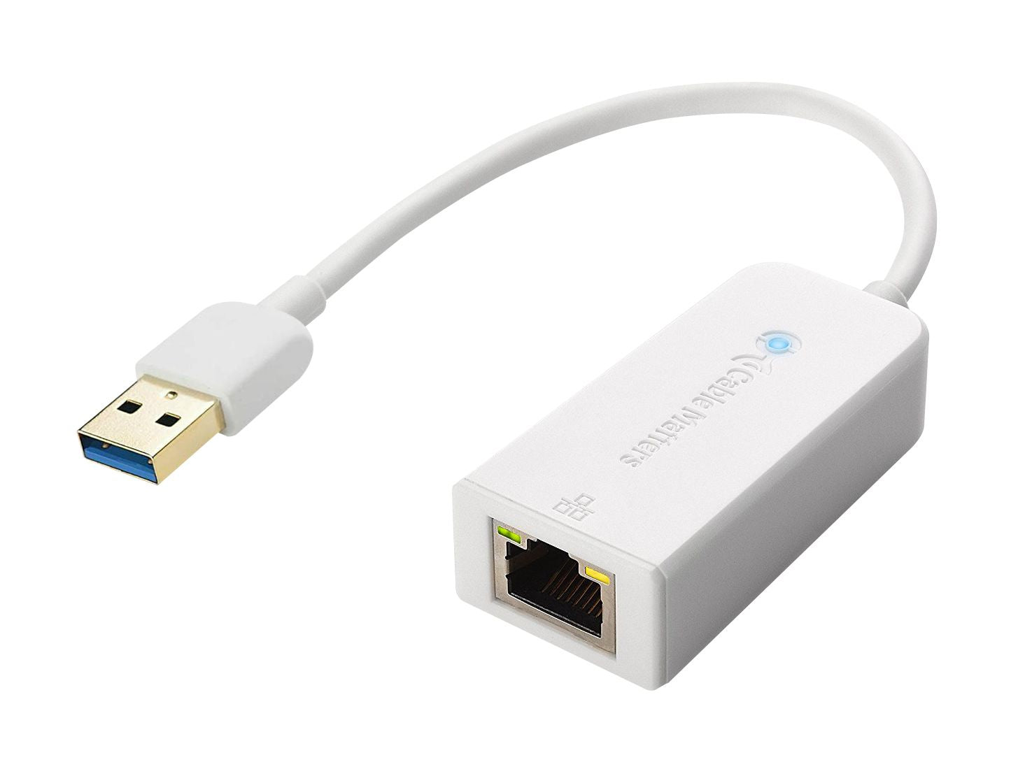 Crestron ADPT-USB3.0-GBENET Netzwerkadapter USB-A zu RJ-45 – 1 Gbit/s, 1,52 m, für Geräte mit USB-A-Port