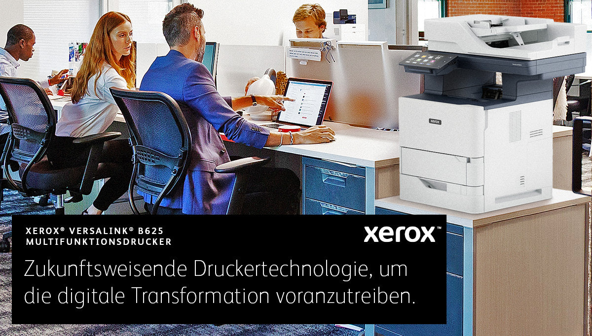Xerox VERSALINK B625 – S/W Laser-MFP A4, 4-in-1 – Duplex – 61 Seiten pro Minute S/W