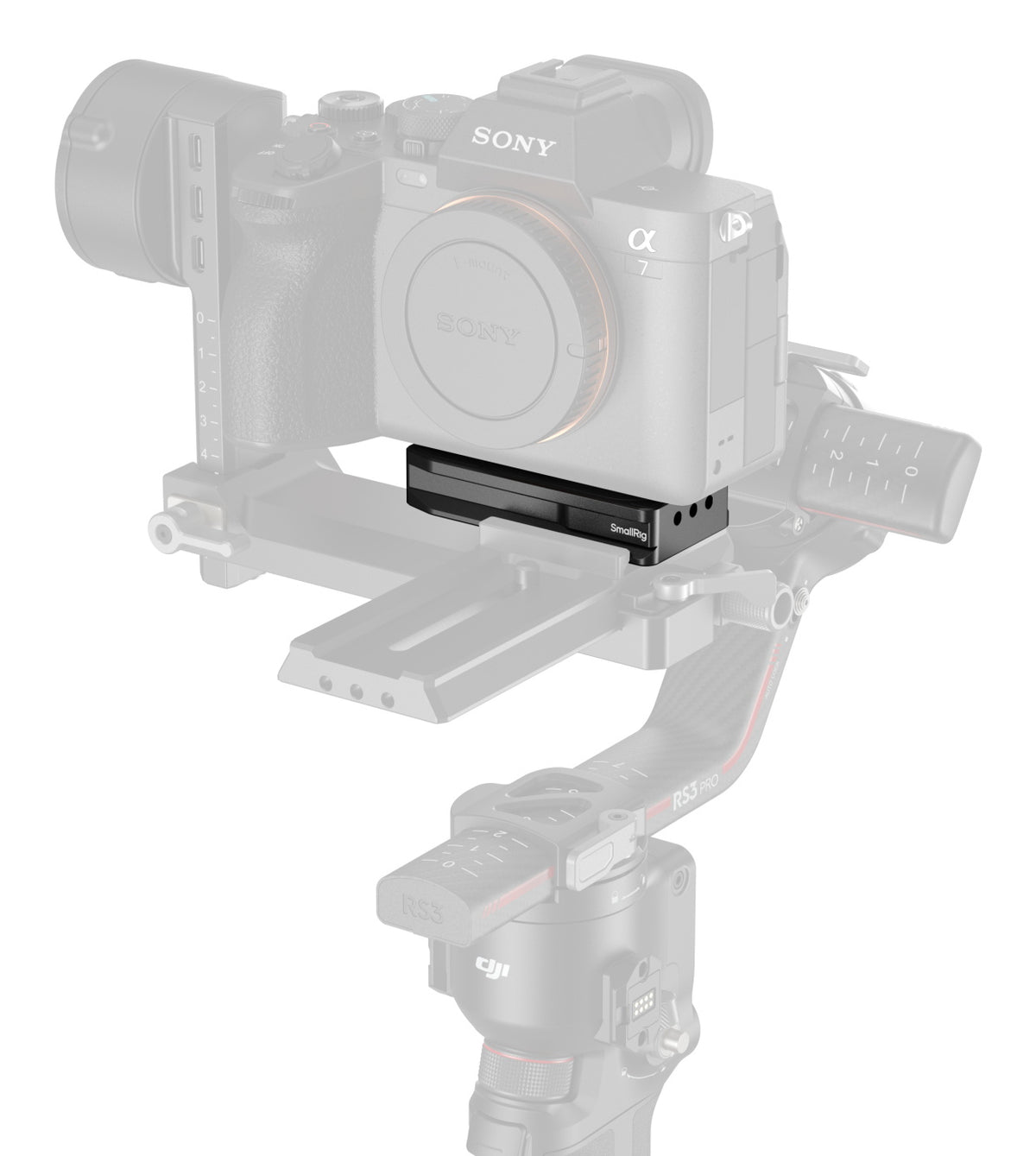 SmallRig MD5422 Montageplatte – 1/4-20" – für Sony Alpha 7S III, Alpha 7R III, Alpha 7 III und andere