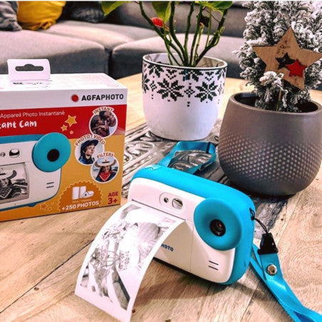 AgfaPhoto Realkids – Kompaktkamera, 10 MP, 720p, Blau