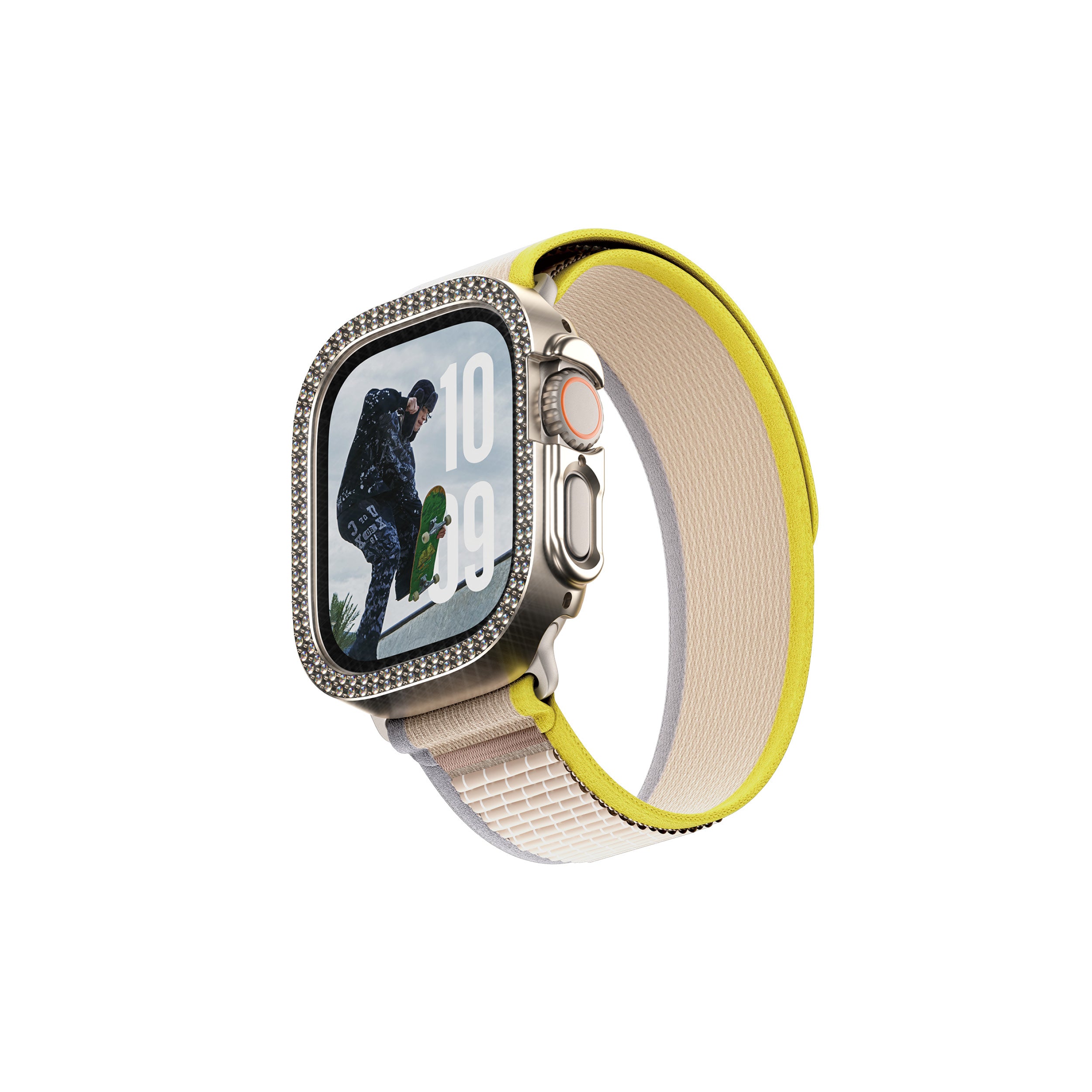 PanzerGlass SAFE. Bling Bumper – Backcover – für Apple Watch Ultra/Ultra 2 (49 mm), Gold