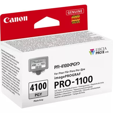 Canon Tintenpatrone – PFI-4100, Foto Grau, LUCIA PRO II
