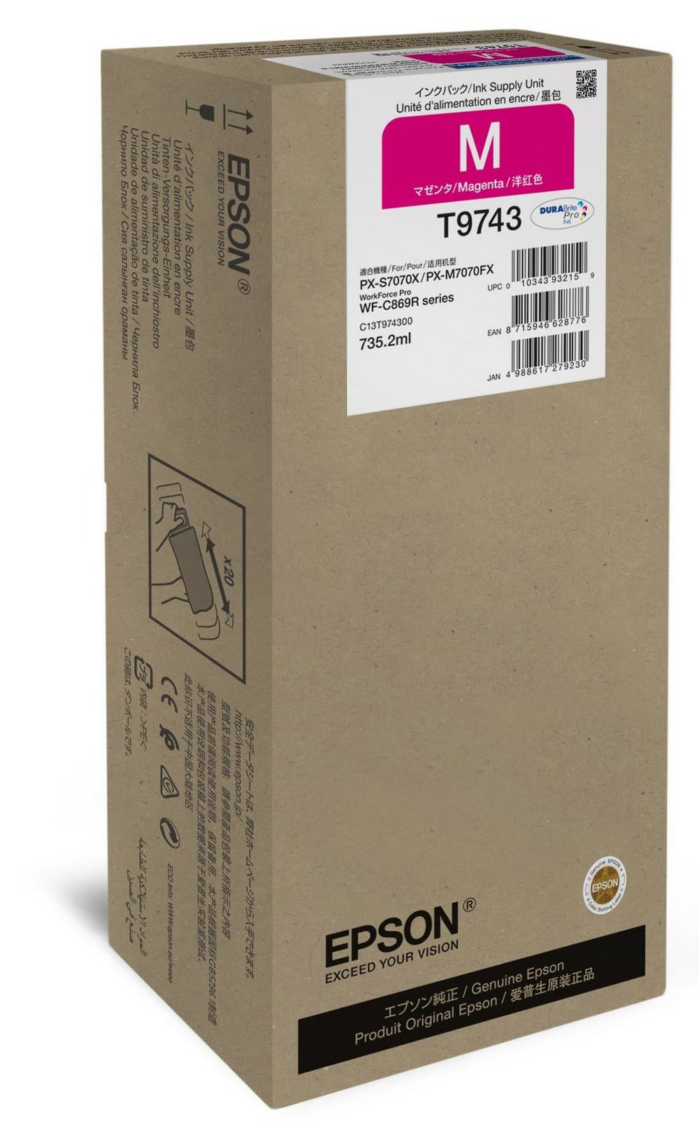 Epson Tintenpatrone, Magenta, Original