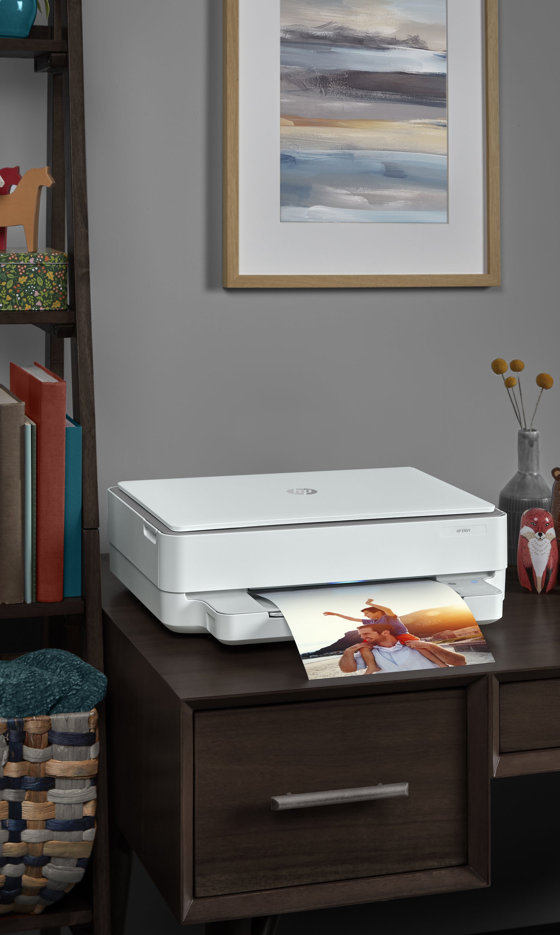 HP ENVY 6022 – Farbtintenstrahl-Multifunktionsdrucker, A4, 3-in-1, Duplex, WLAN, AirPrint, Mopria